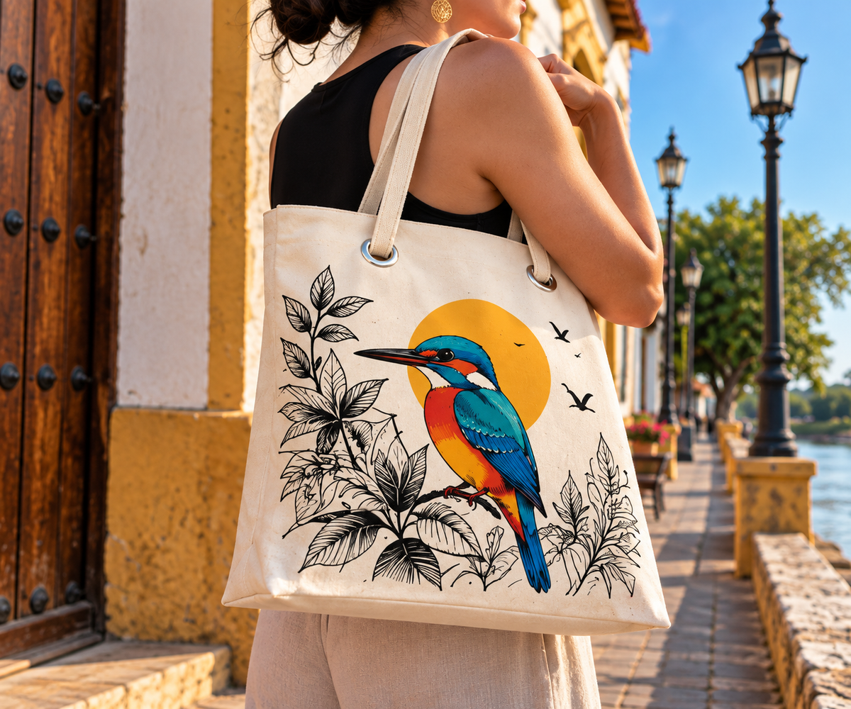 Bolsa tipo Cartera en Algodón