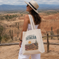 Bolsa Tipo Totebag 100% en Algodón con Fuelle
