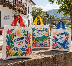 Bolsa Ecológica en Rafia PP Diseño Sobrio