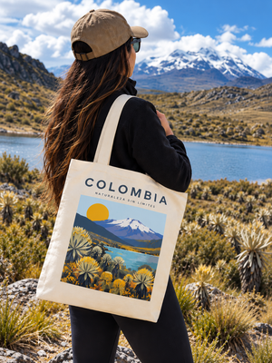Bolsa tipo Totebag en Poliéster Multicolor