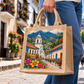 Bolsa en Yute con asas redondas